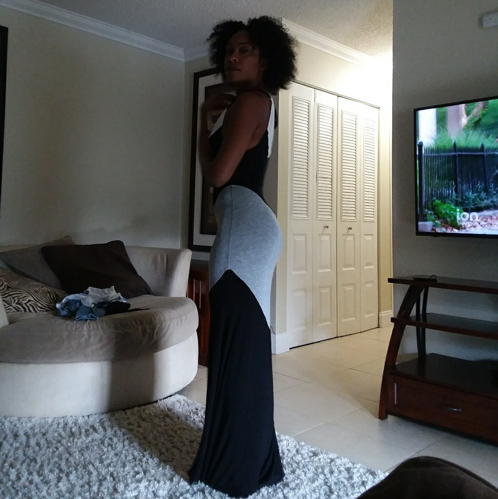 Super slim maxi dress - Picture 7 of 8